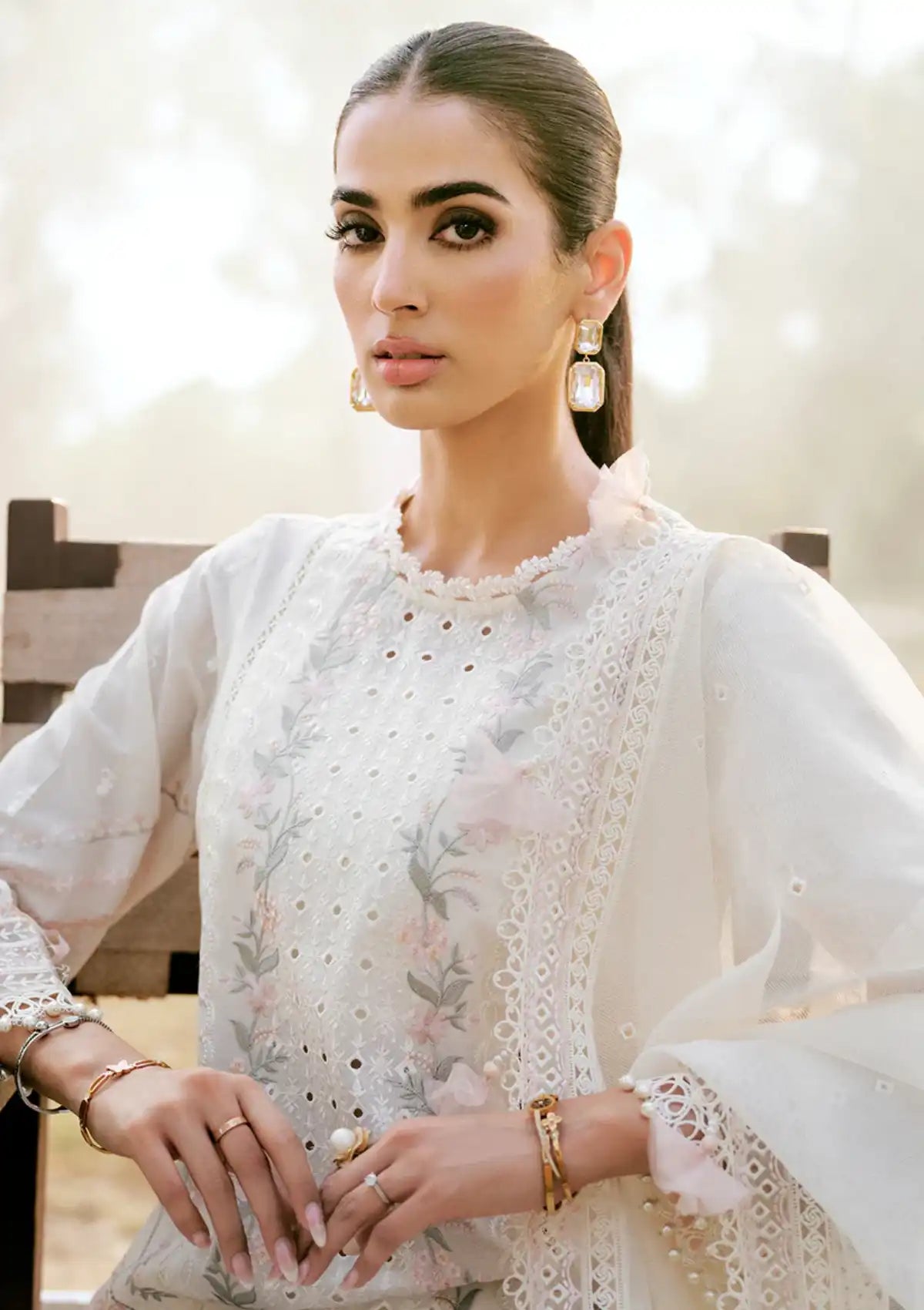 Sardinia Luxury Lawn Eid Edit'24 SR-402 ISABELLA - Mohsin Saeed Fabrics