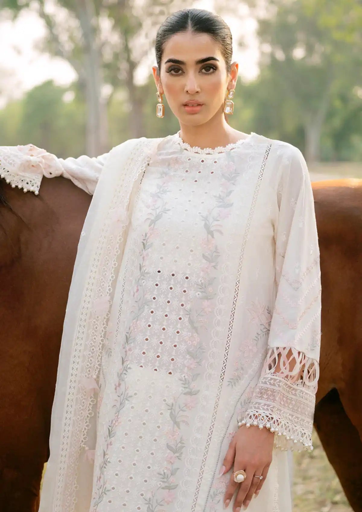 Sardinia Luxury Lawn Eid Edit'24 SR-402 ISABELLA - Mohsin Saeed Fabrics