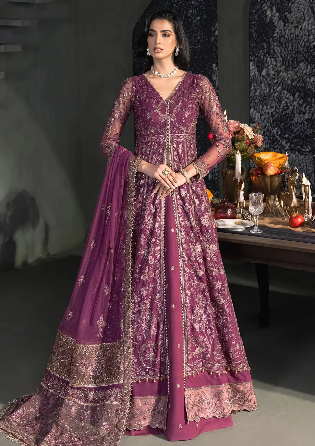 Zarif Heritage Luxury Formals'24 ZHF-02-TIFFANY - Mohsin Saeed Fabrics