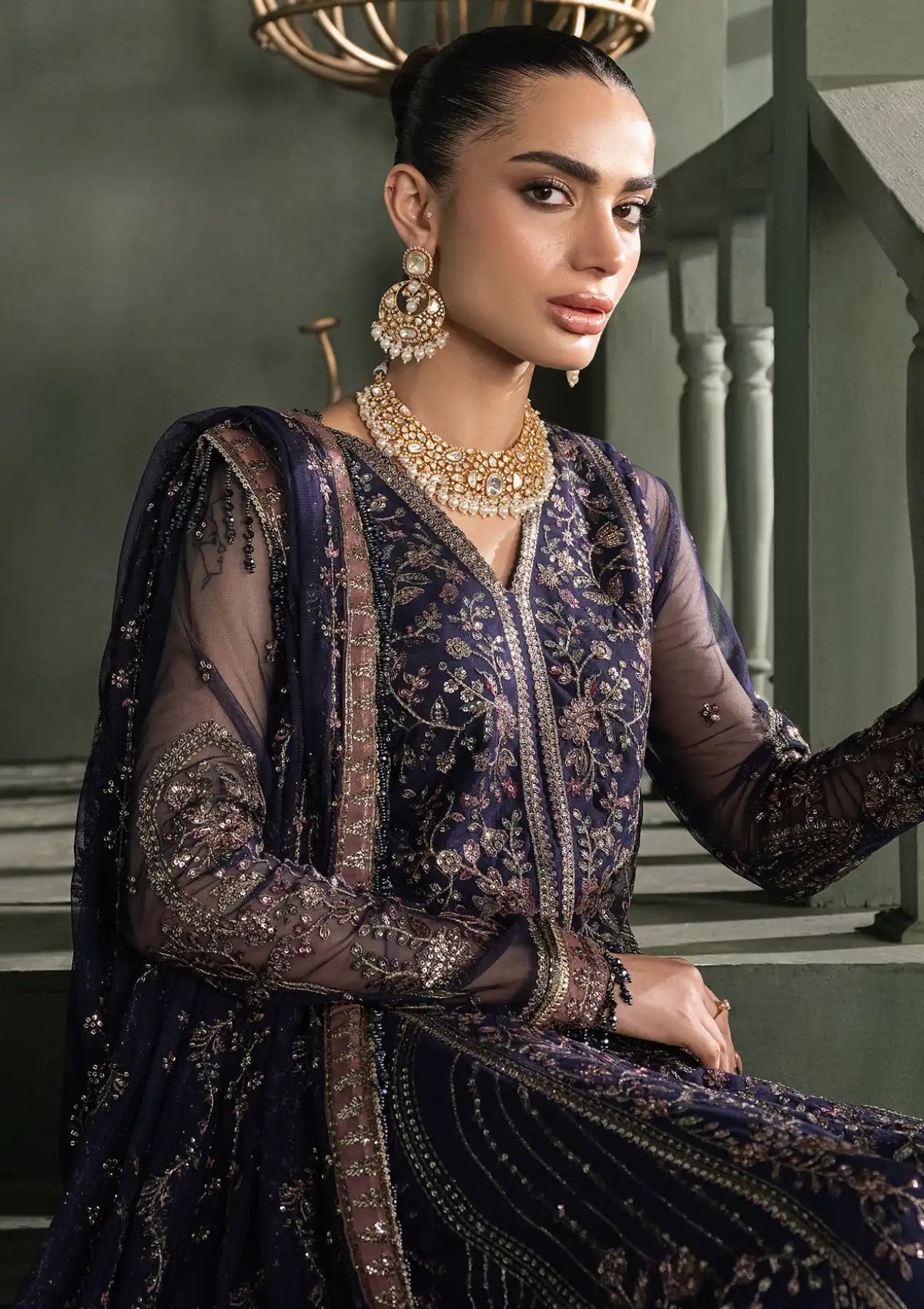 Zarif Heritage Luxury Formals'24 ZHF-08-SIRENE - Mohsin Saeed Fabrics