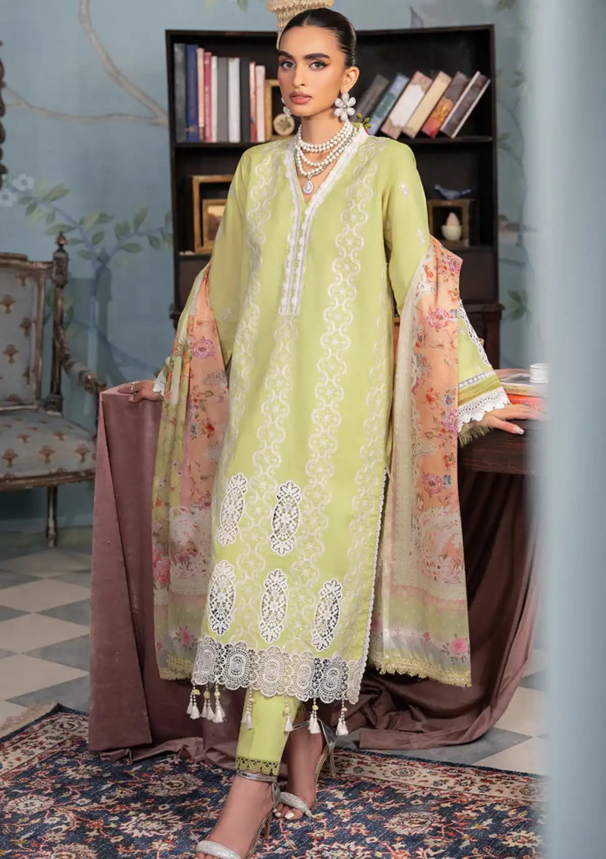 RajBari Chikankari Edition'24 D-11 - Mohsin Saeed Fabrics