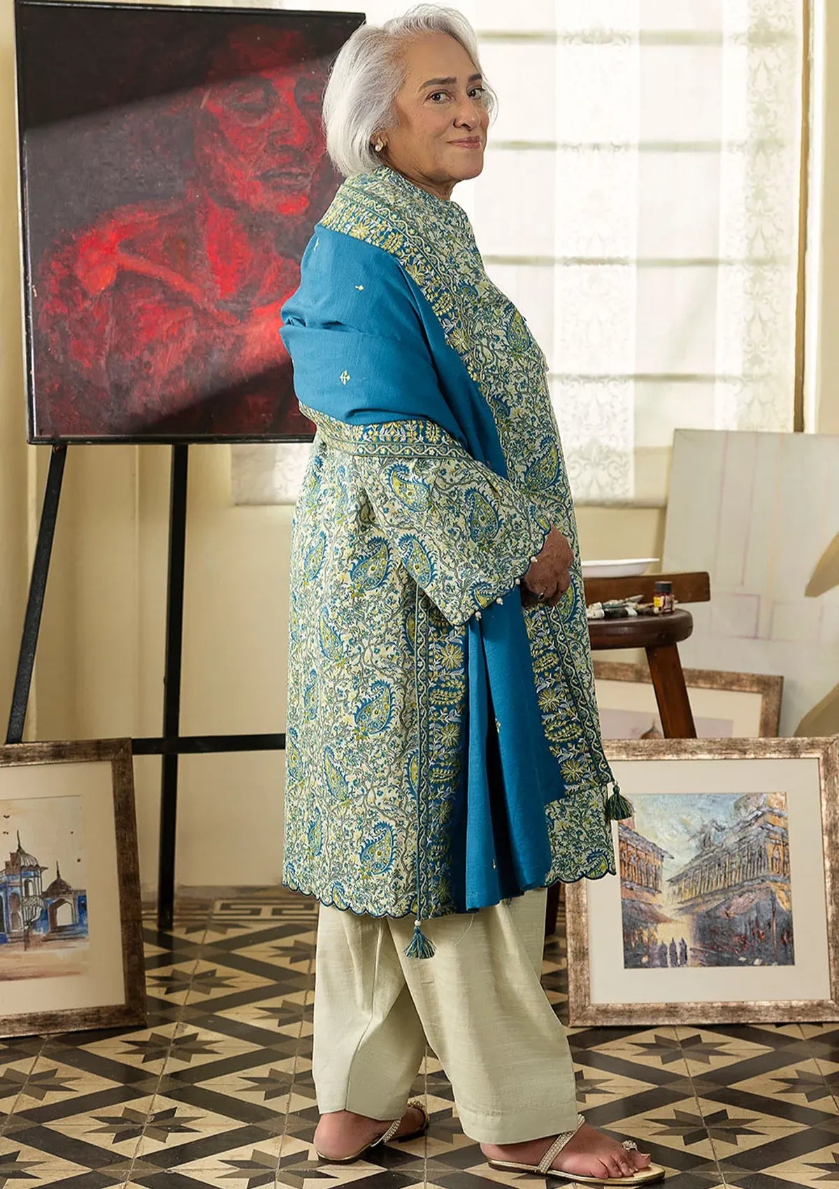 Gul Ahmed Printed Khaddar'26 K-52005