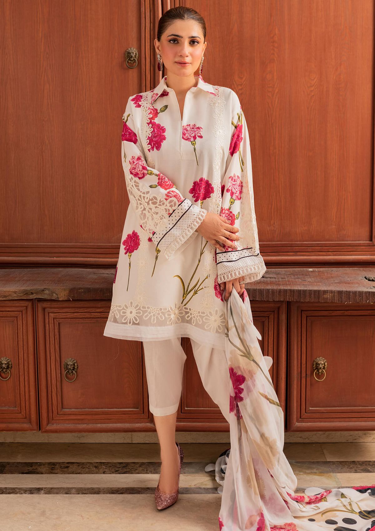 Asifa & Nabeel Meraki Summer Vol-2'24 MK-12 Guldasta - Mohsin Saeed Fabrics