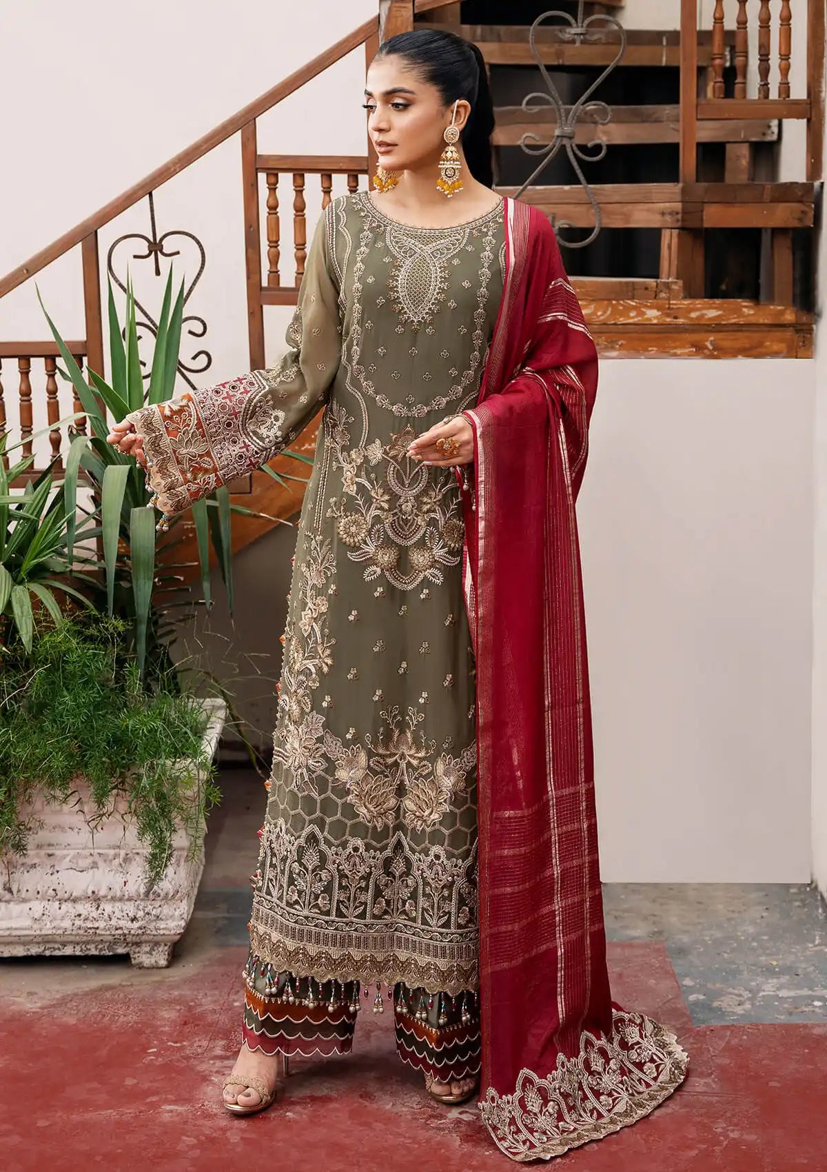 Imrozia Sitarah Luxury Chiffon'24 I-214 Chaandni