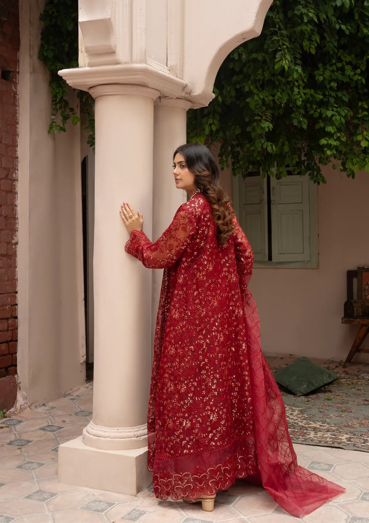 mohsin-saeed-fabrics-designer-daily-wear-formal-and-wedding-suits-within-budget-This-product-is-from-manahils-k-151-maroon-is-available-on-Mohsin-saeed-fabrics-website.