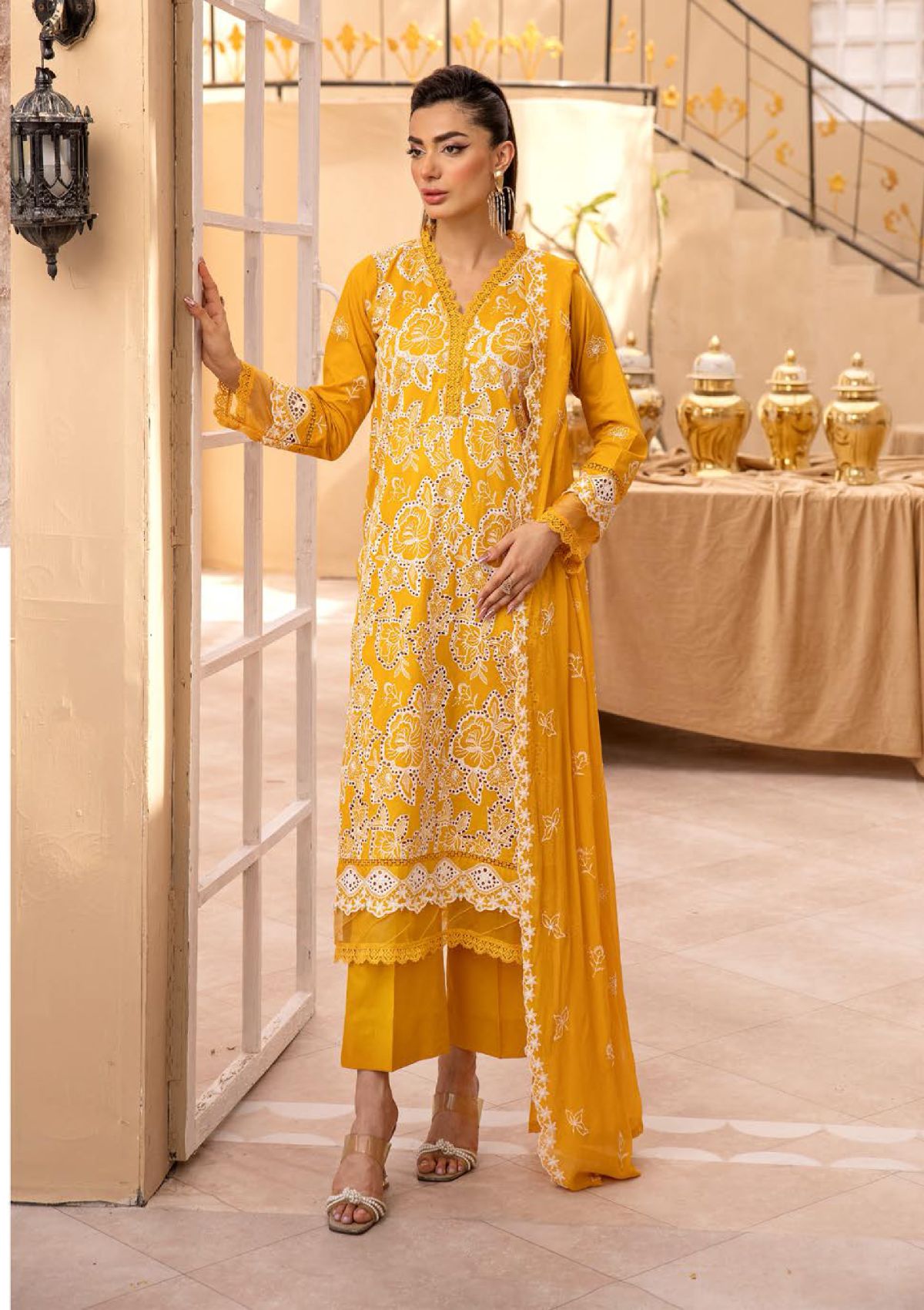 Lawnkari by Khoobsurat'24 KL-201 - Mohsin Saeed Fabrics