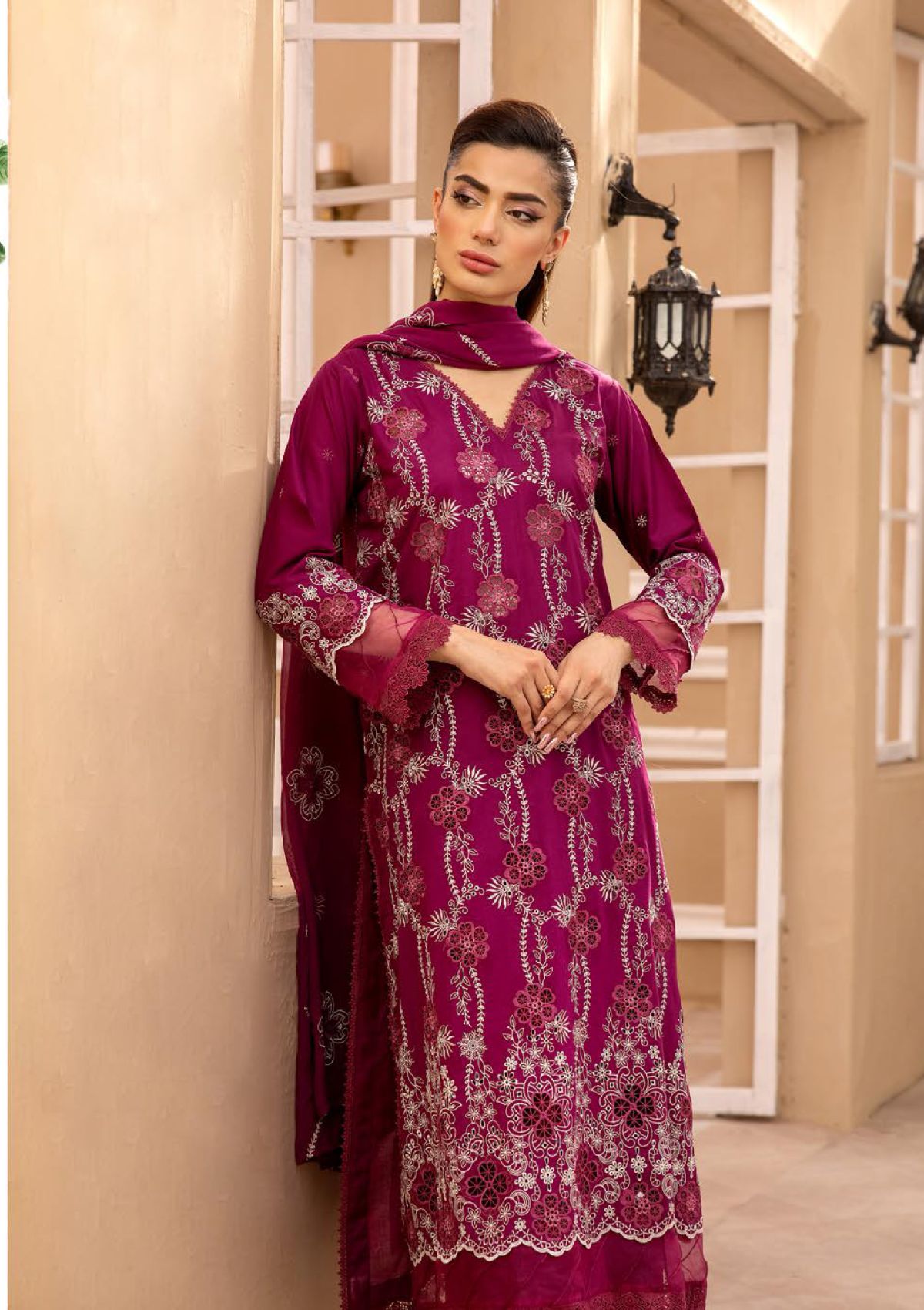 Lawnkari by Khoobsurat'24 KL-205 - Mohsin Saeed Fabrics