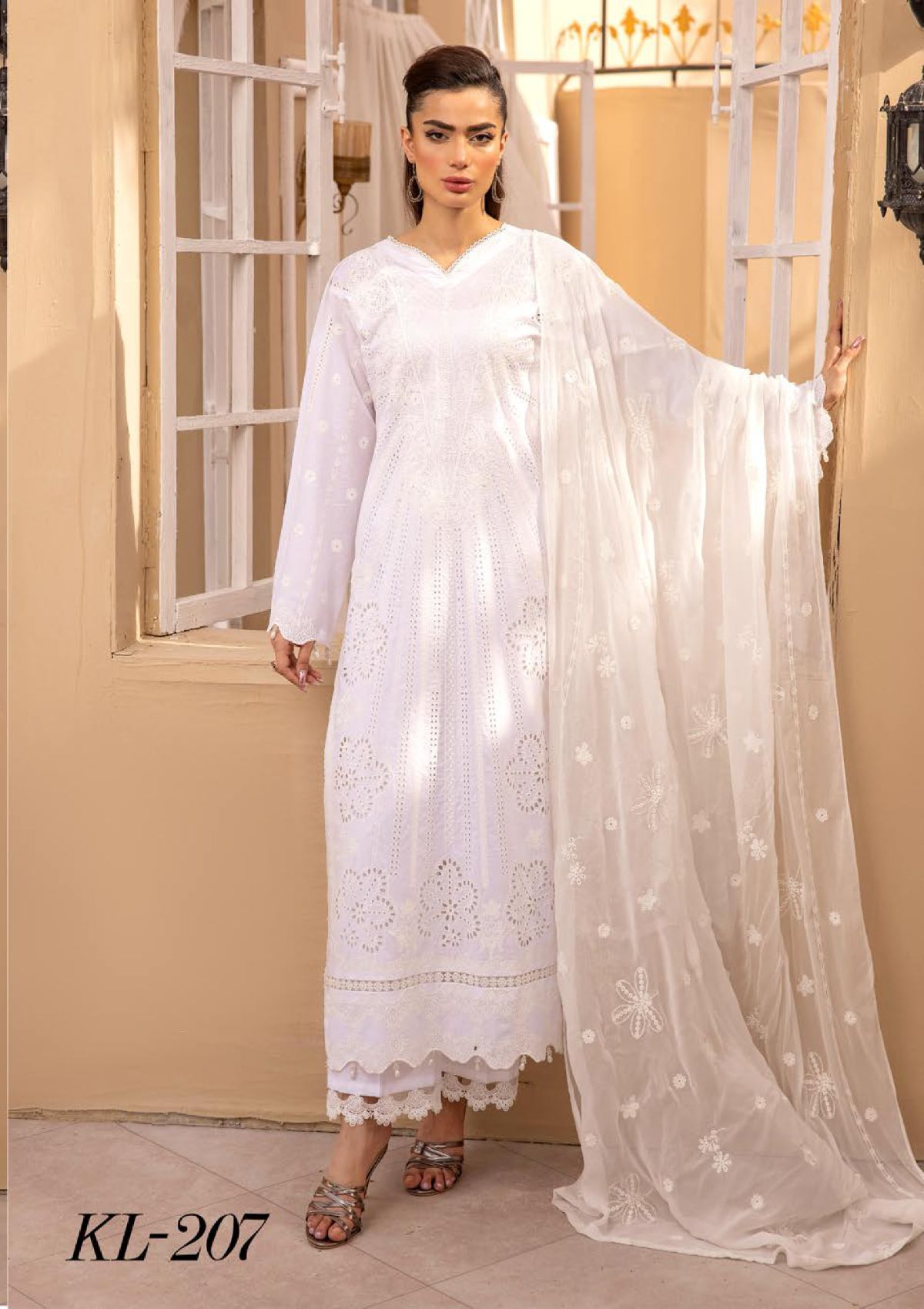 Lawnkari by Khoobsurat'24 KL-207 - Mohsin Saeed Fabrics