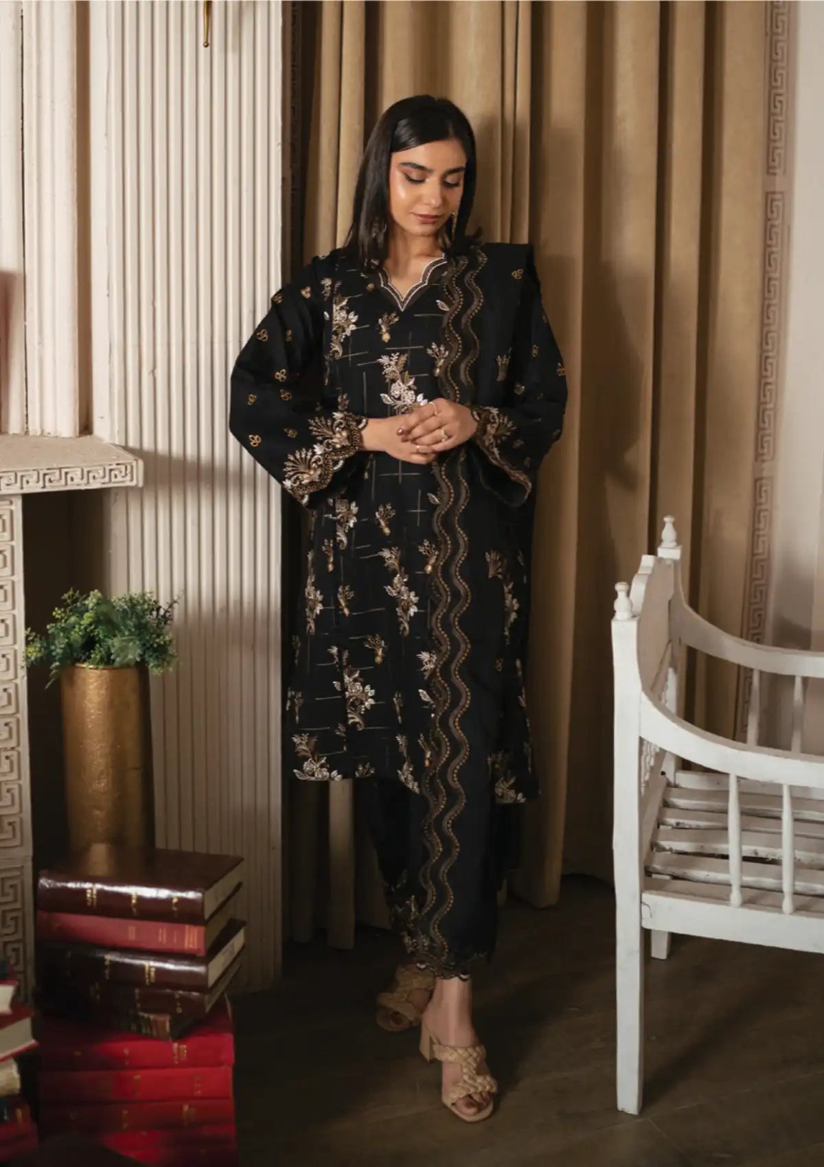 Mah-e-Noor by Sidra Aleem'24 D-08 - Mohsin Saeed Fabrics
