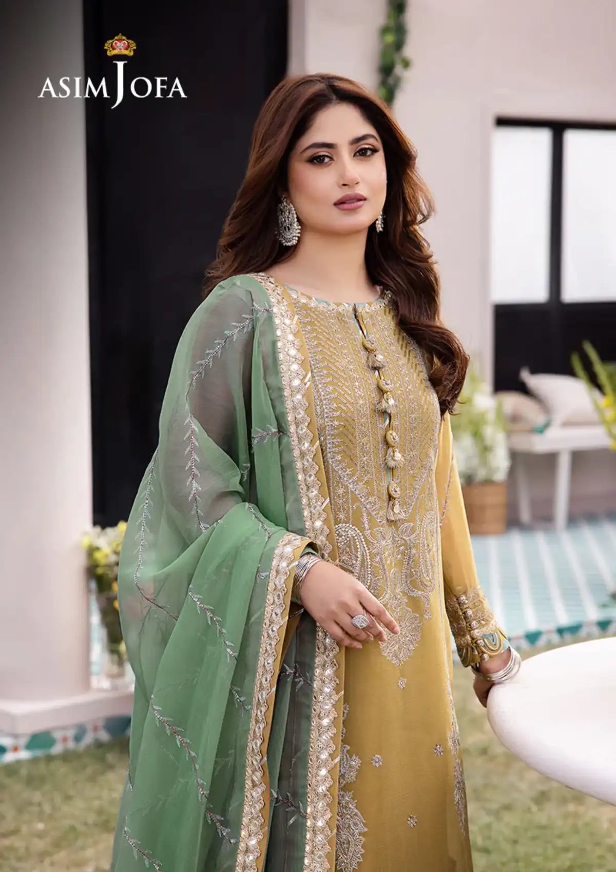 Dhanak Rang By Asim Jofa'24 AJCF-16 - Mohsin Saeed Fabrics