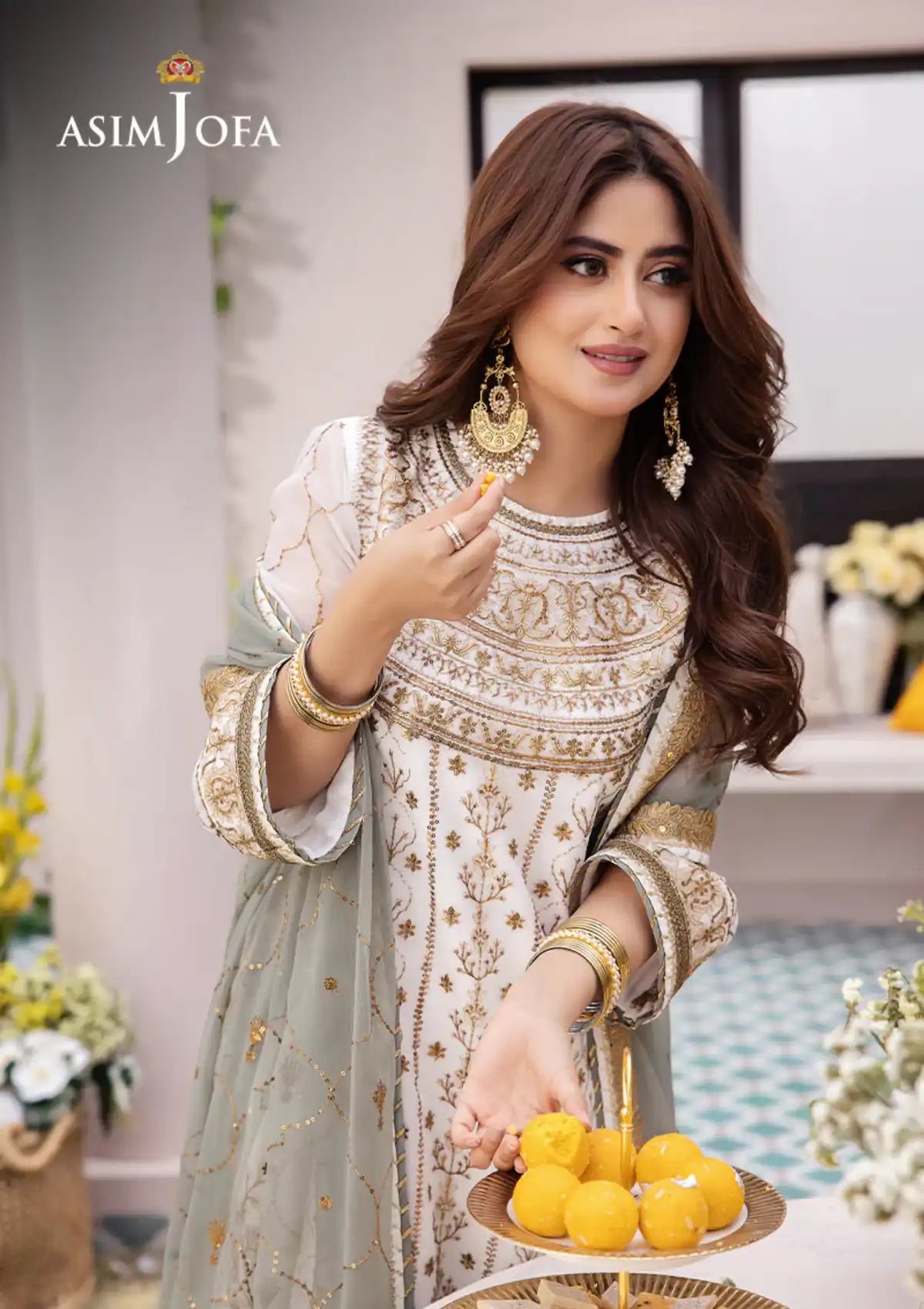 Dhanak Rang By Asim Jofa'24 AJCF-17 - Mohsin Saeed Fabrics