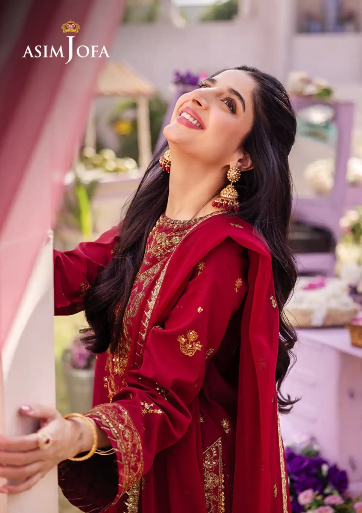 Dhanak Rang By Asim Jofa'24 AJCF-28 - Mohsin Saeed Fabrics