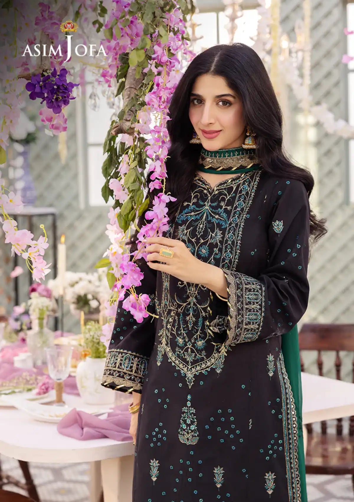 Dhanak Rang By Asim Jofa'24 AJCF-21 - Mohsin Saeed Fabrics