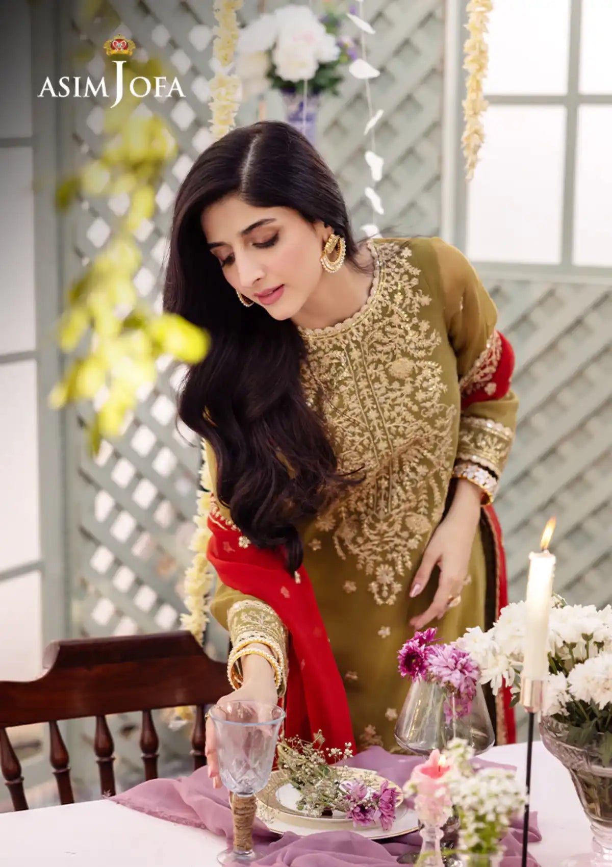 Dhanak Rang By Asim Jofa'24 AJCF-26 - Mohsin Saeed Fabrics