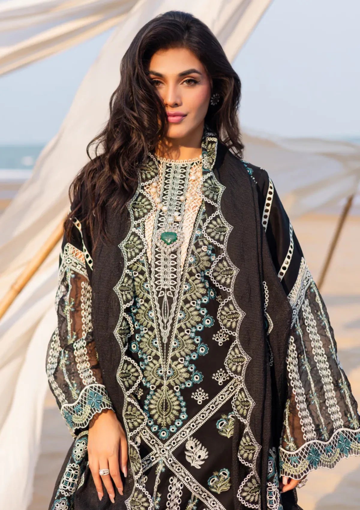 mohsin-saeed-fabrics-is-selling-online-and-in stores-Luxury-daily-wear-wedding-wear-formal-wear-in-budgeted-price-This-product-is-from-marjjan-mavi-luxury-lawn25-mll-19b-black-is-available-on-Mohsin-saeed-fabrics-website.