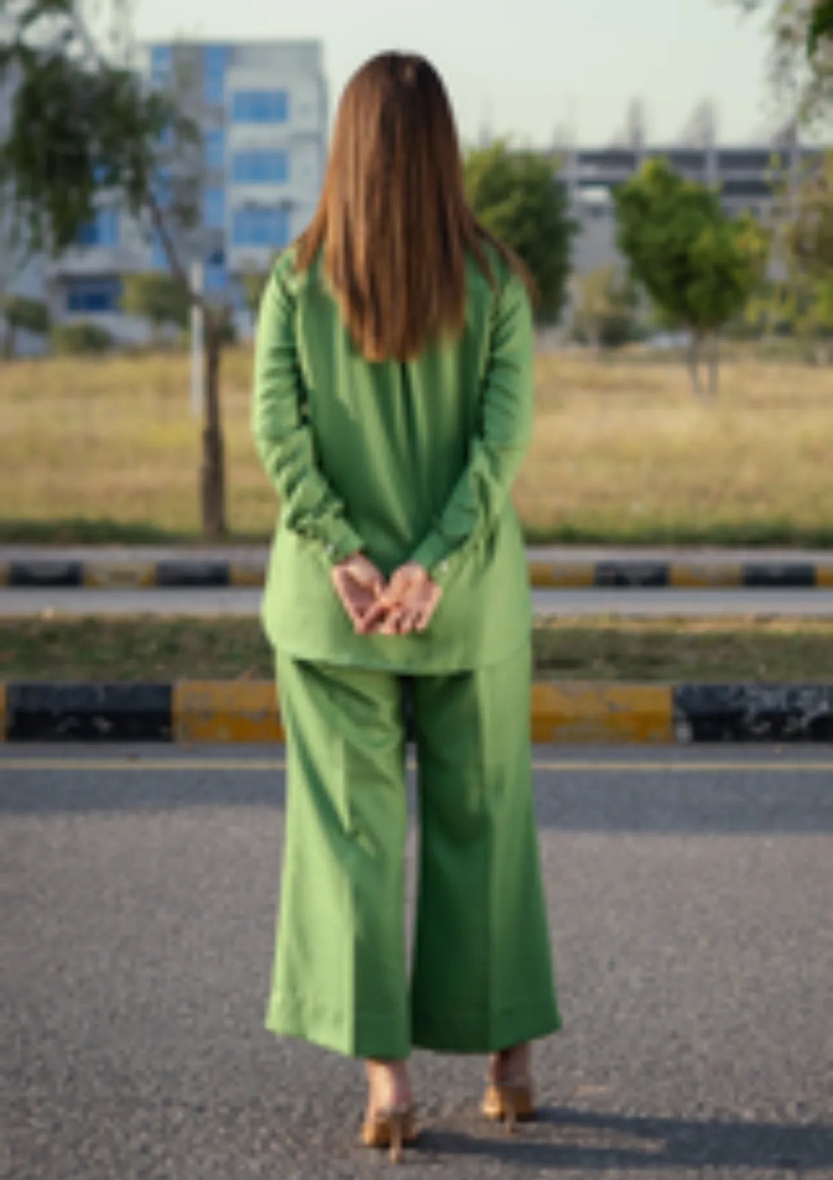 Sidra Fahad Westren'25 SF-304 Elegant Green