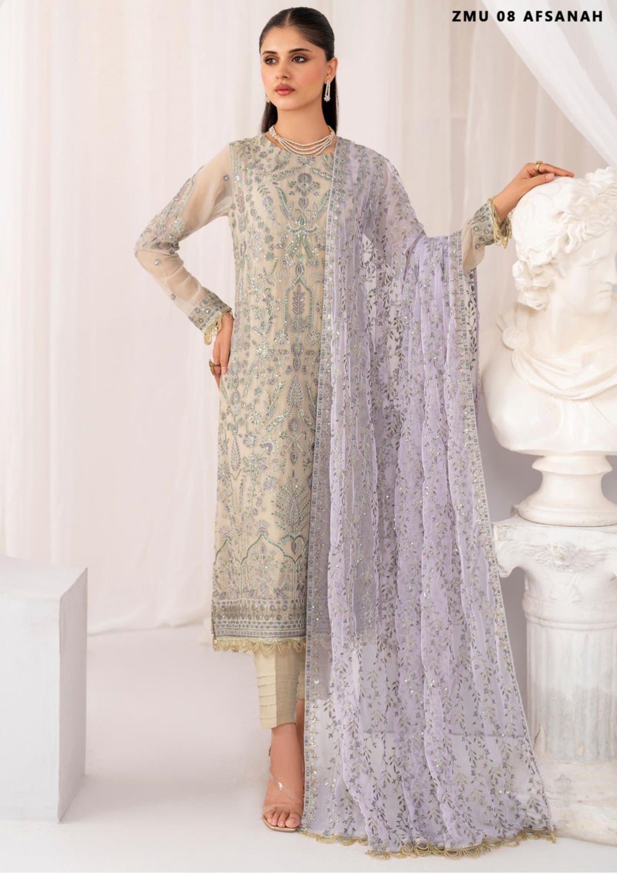 Maheer Festive Formals by Zarif'24 ZMU-08 Afsanah