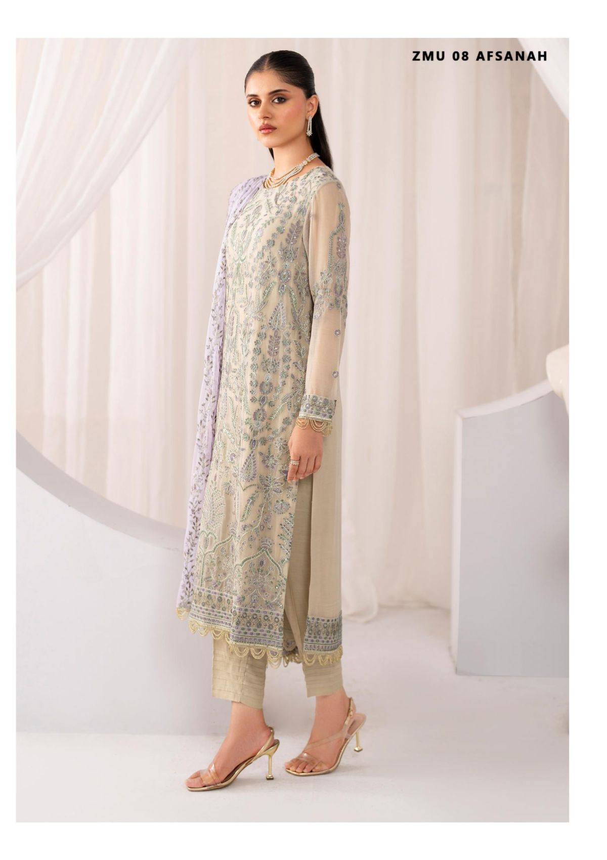 Maheer Festive Formals by Zarif'24 ZMU-08 Afsanah