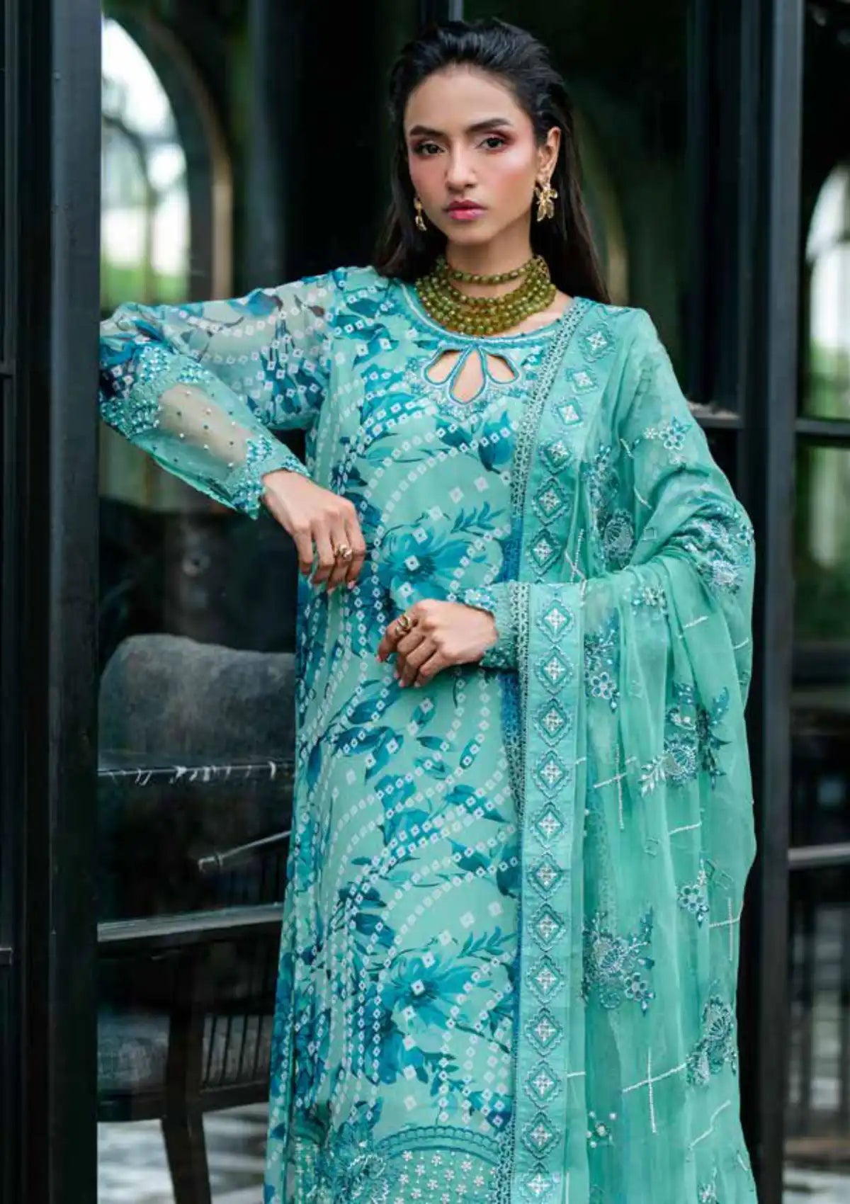 Nureh Ballerina Emb & Embellished Chiffon'25 NU2-150