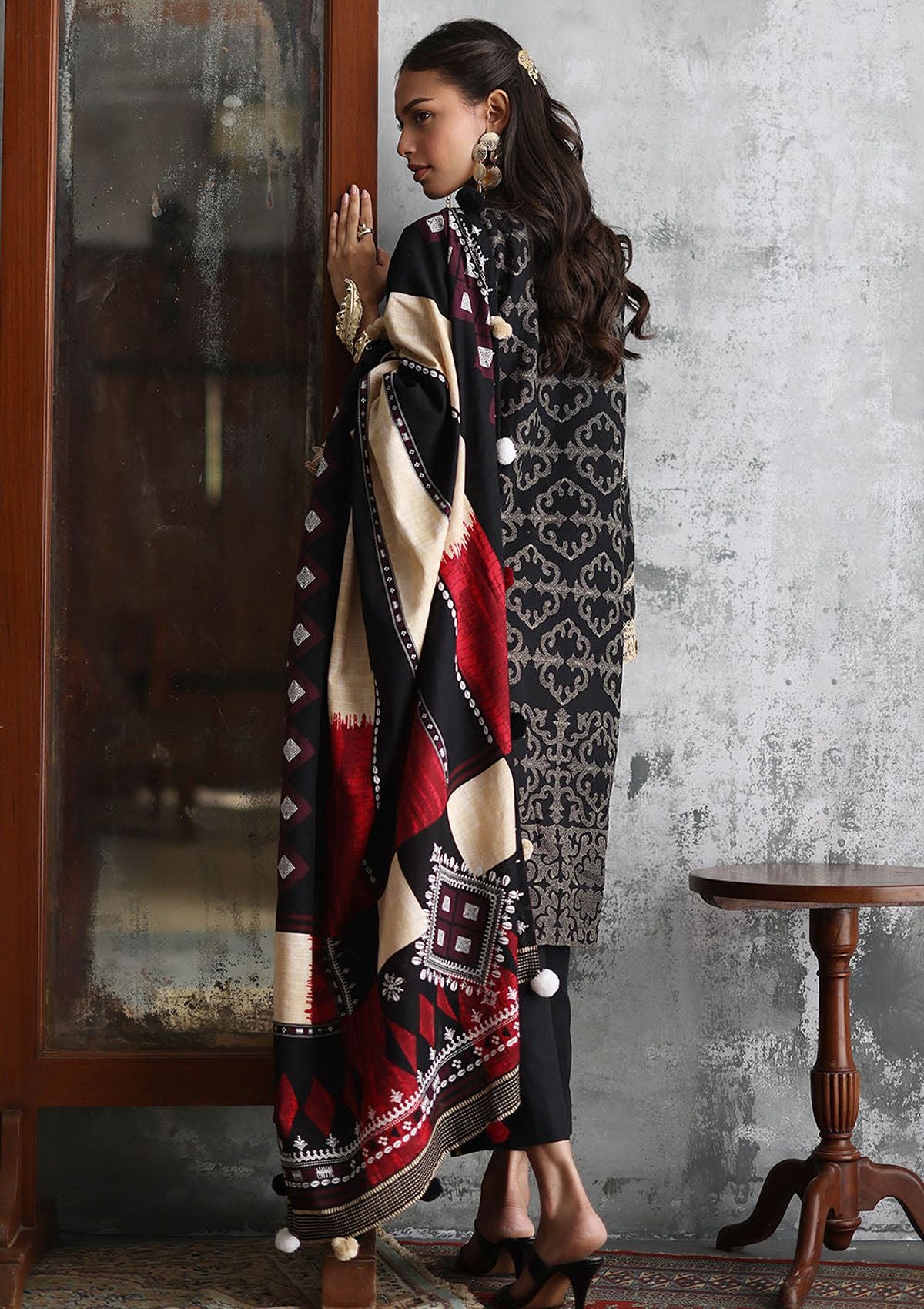 Gul Ahmed Emb Printed Khaddar'26 K-62064