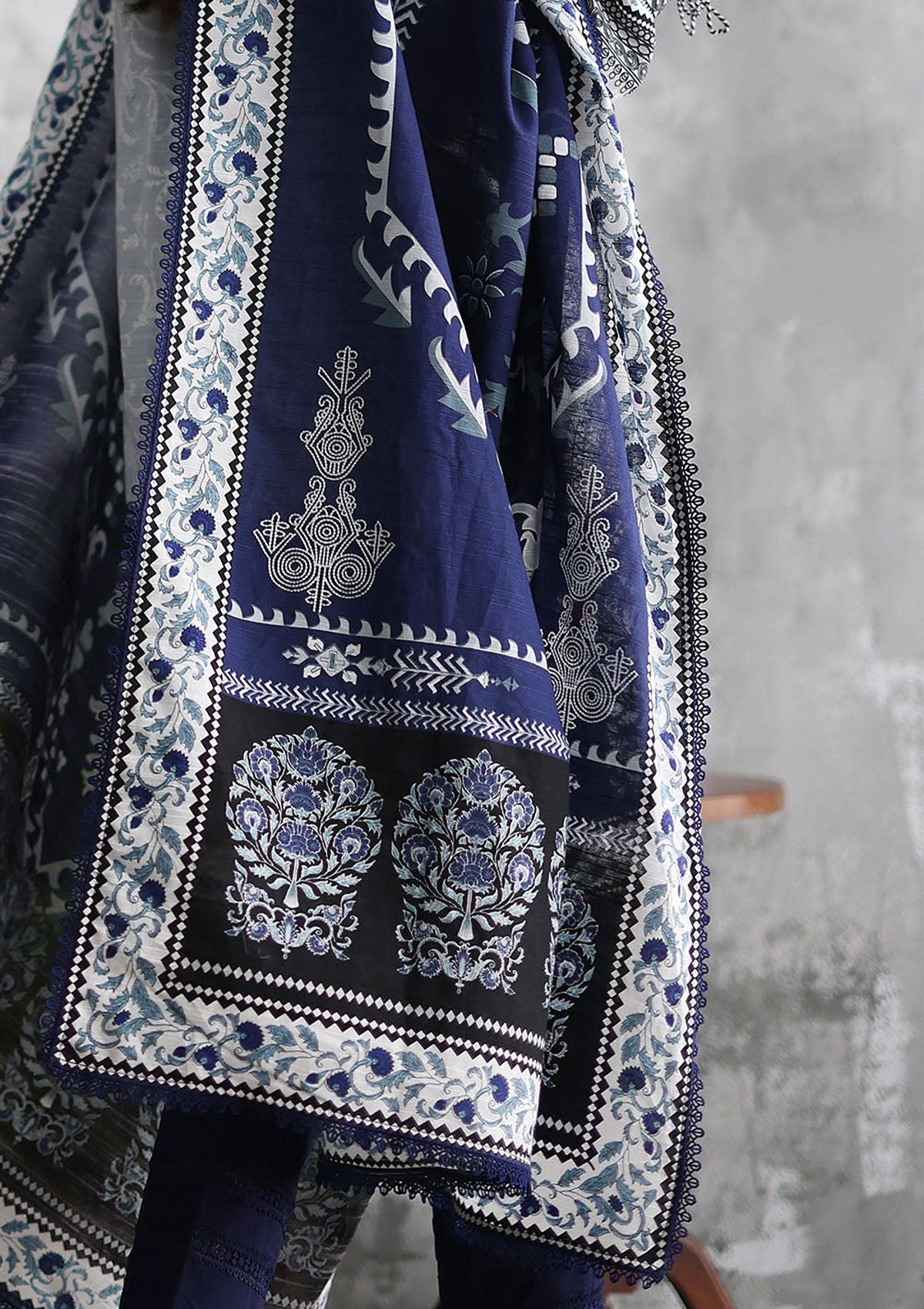 Gul Ahmed Emb Printed Khaddar'26 K-62087
