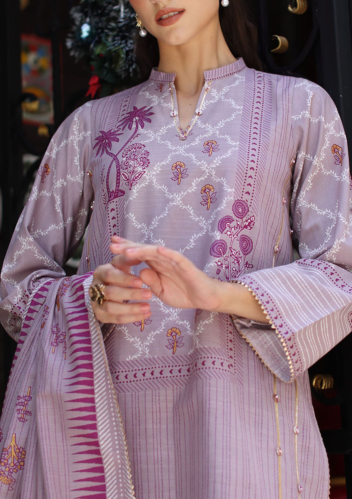 Gul Ahmed Printed Khaddar'26 K-52057