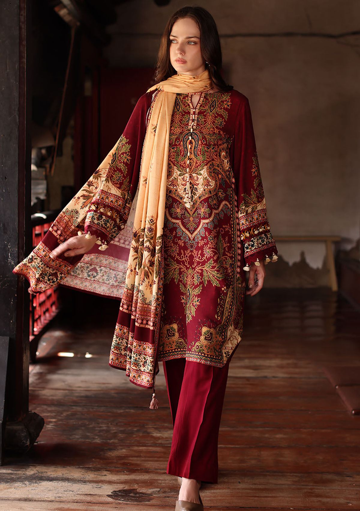 Gul Ahmed Printed Linen'26 LT-62003