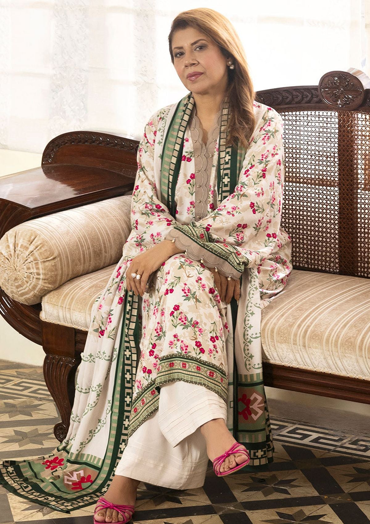 Gul Ahmed Printed Linen'26 LT-62016