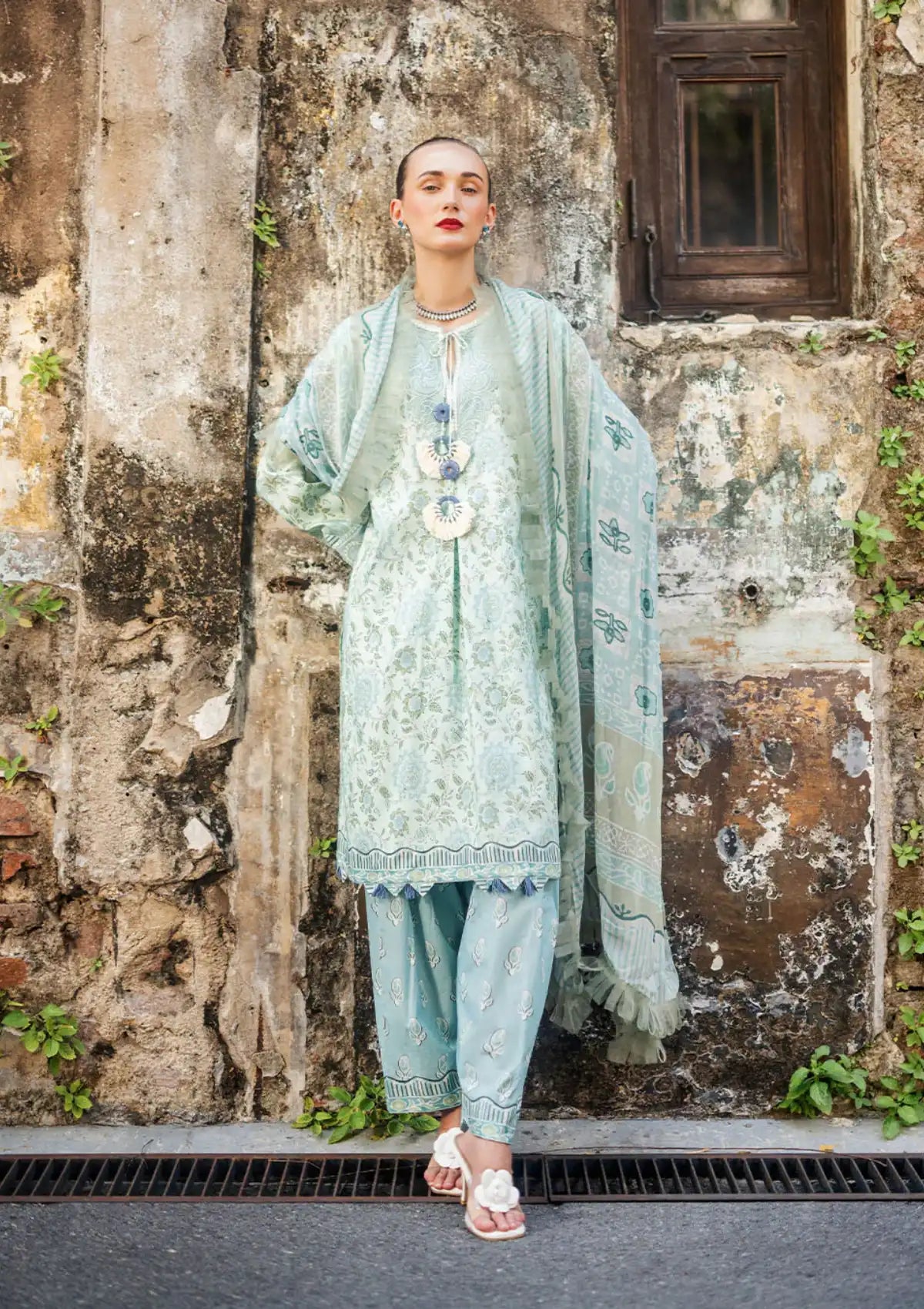 Roheenaz Taneez Block Print'24 RNB-02A-JASMIN