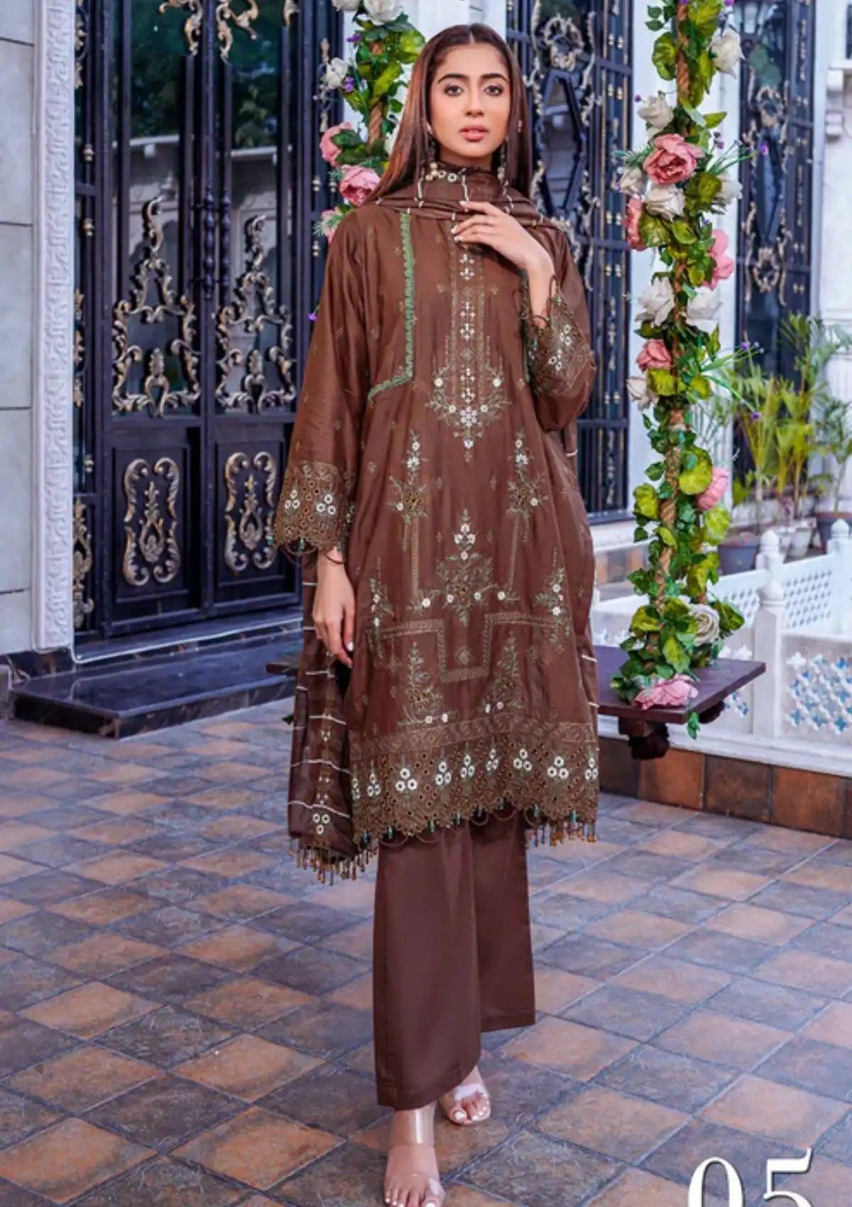 Rimal By Usman Kashif'24 Vol-06 D-05 - Mohsin Saeed Fabrics