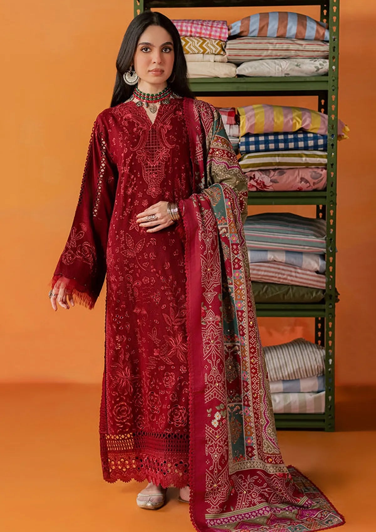Nureh Bazaar Peach Leather'26 NE-290