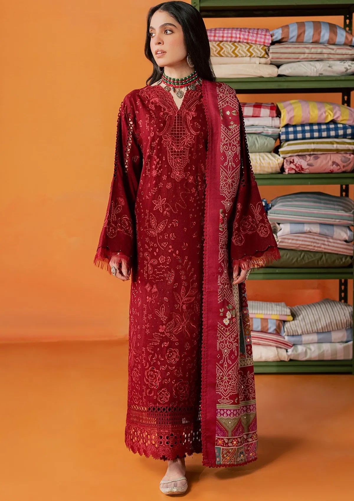 Nureh Bazaar Peach Leather'26 NE-290