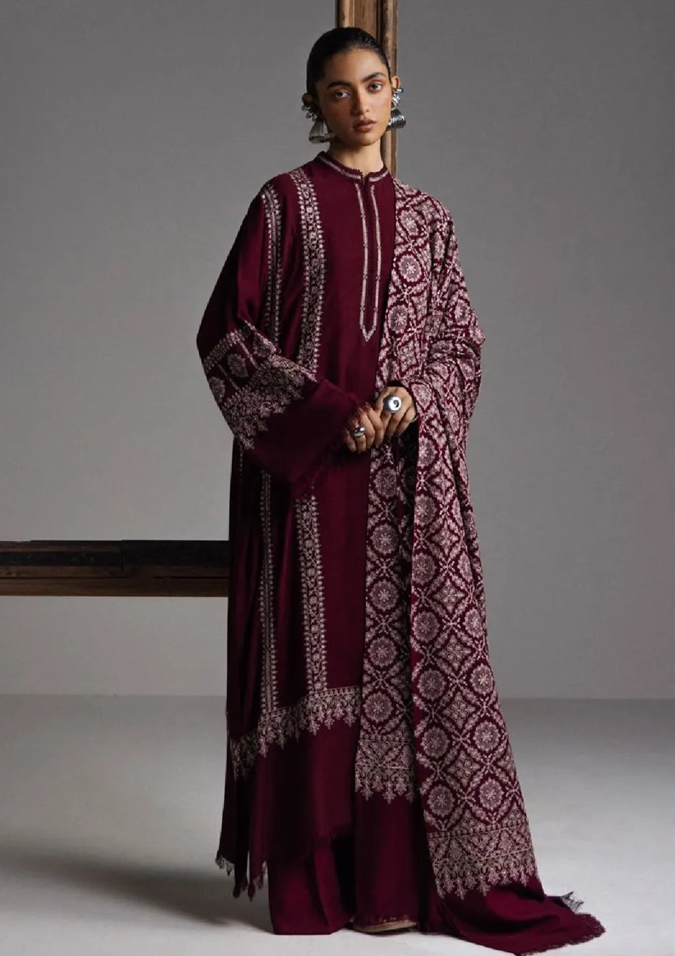 Zara Shahjahan Saraab Winter'26 -MEHRAB