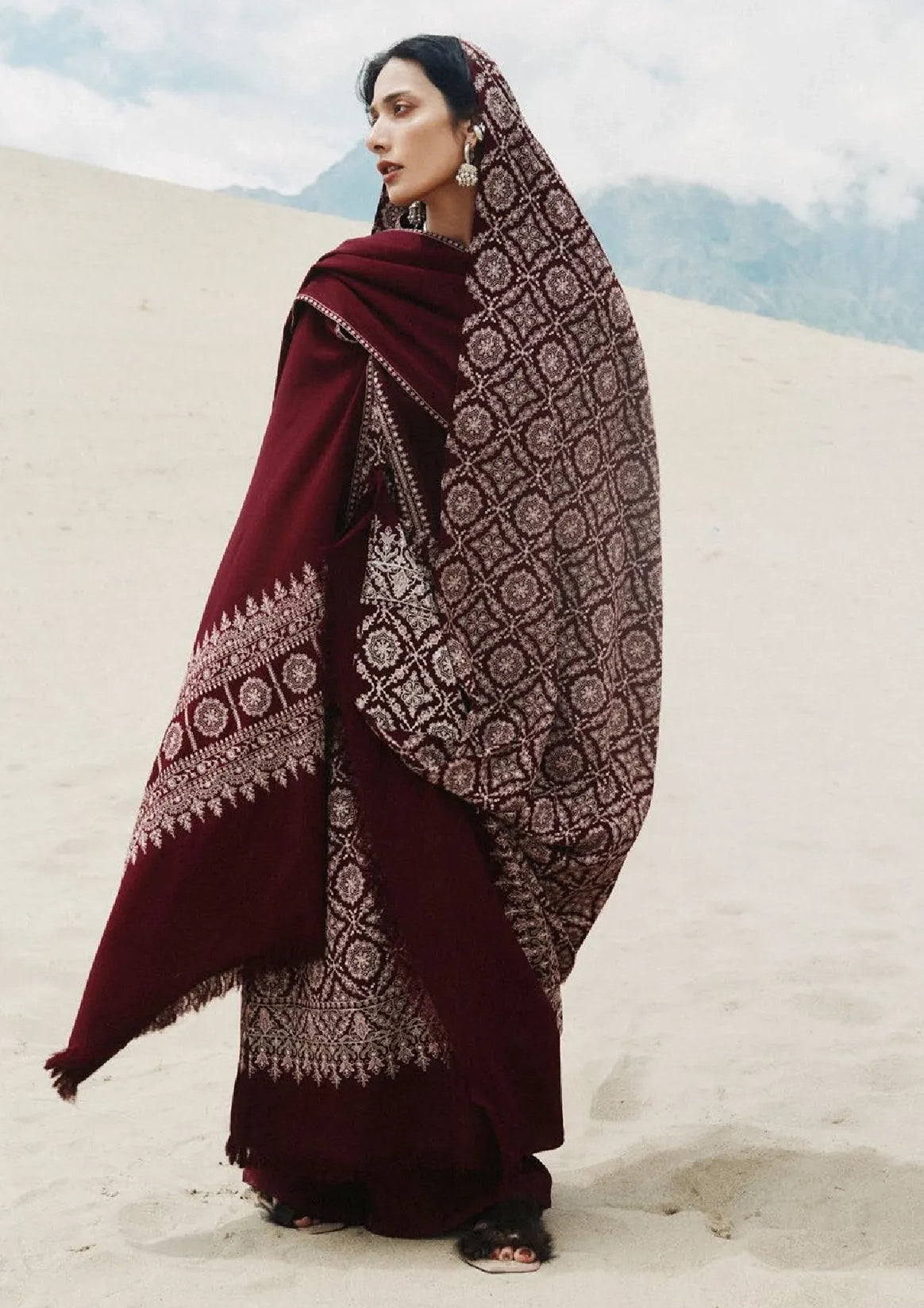 Zara Shahjahan Saraab Winter'26 -MEHRAB