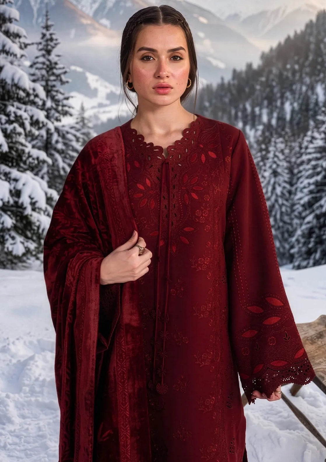 Rang Rasiya Carnation Winter'26 -RUBY FROST