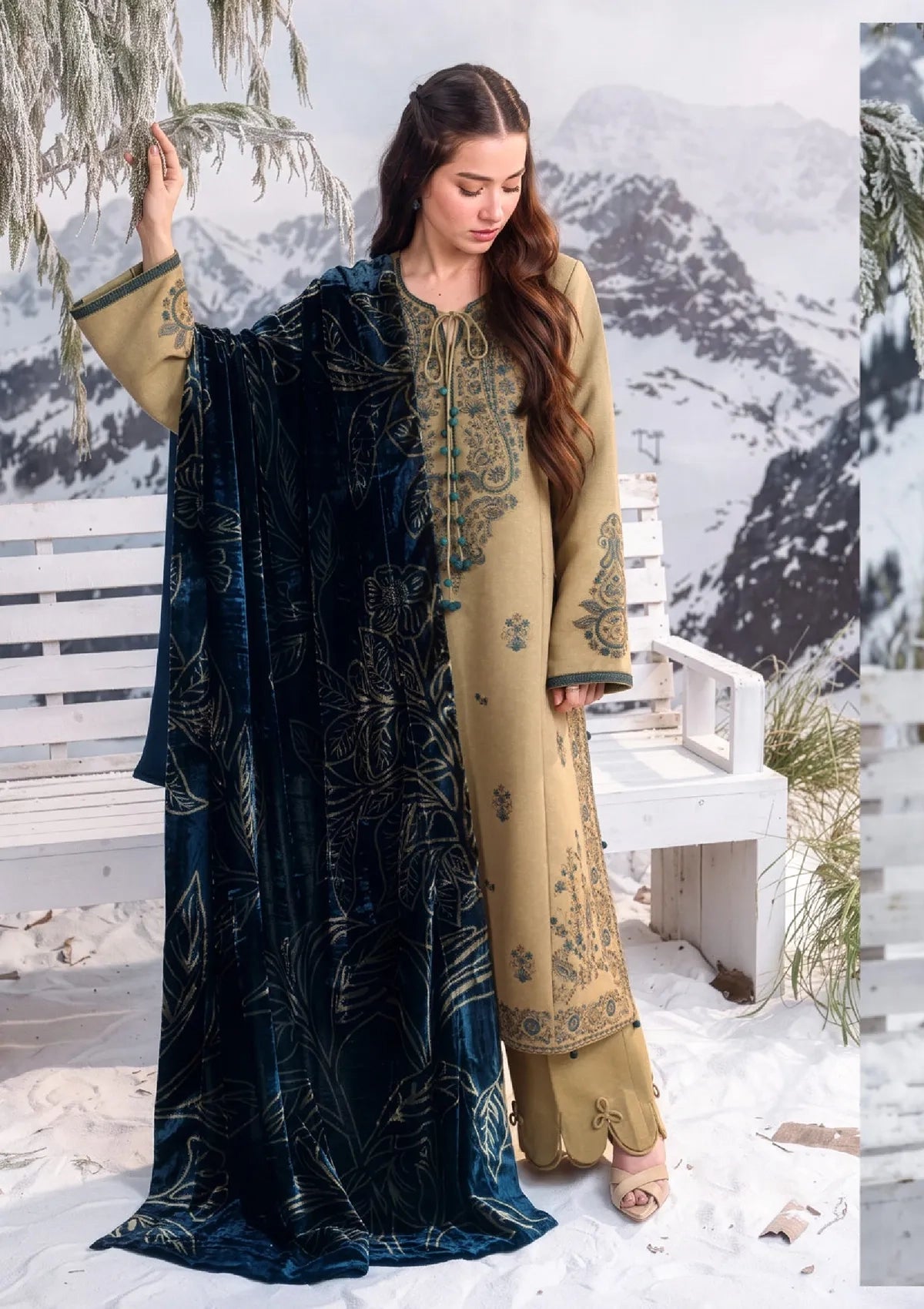 Rang Rasiya Carnation Winter'26 -OLIVINE