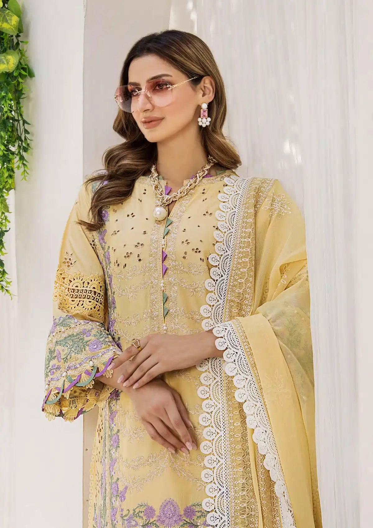 Eshaisha Eid Edit Lawn'24 EA-5518 - Mohsin Saeed Fabrics