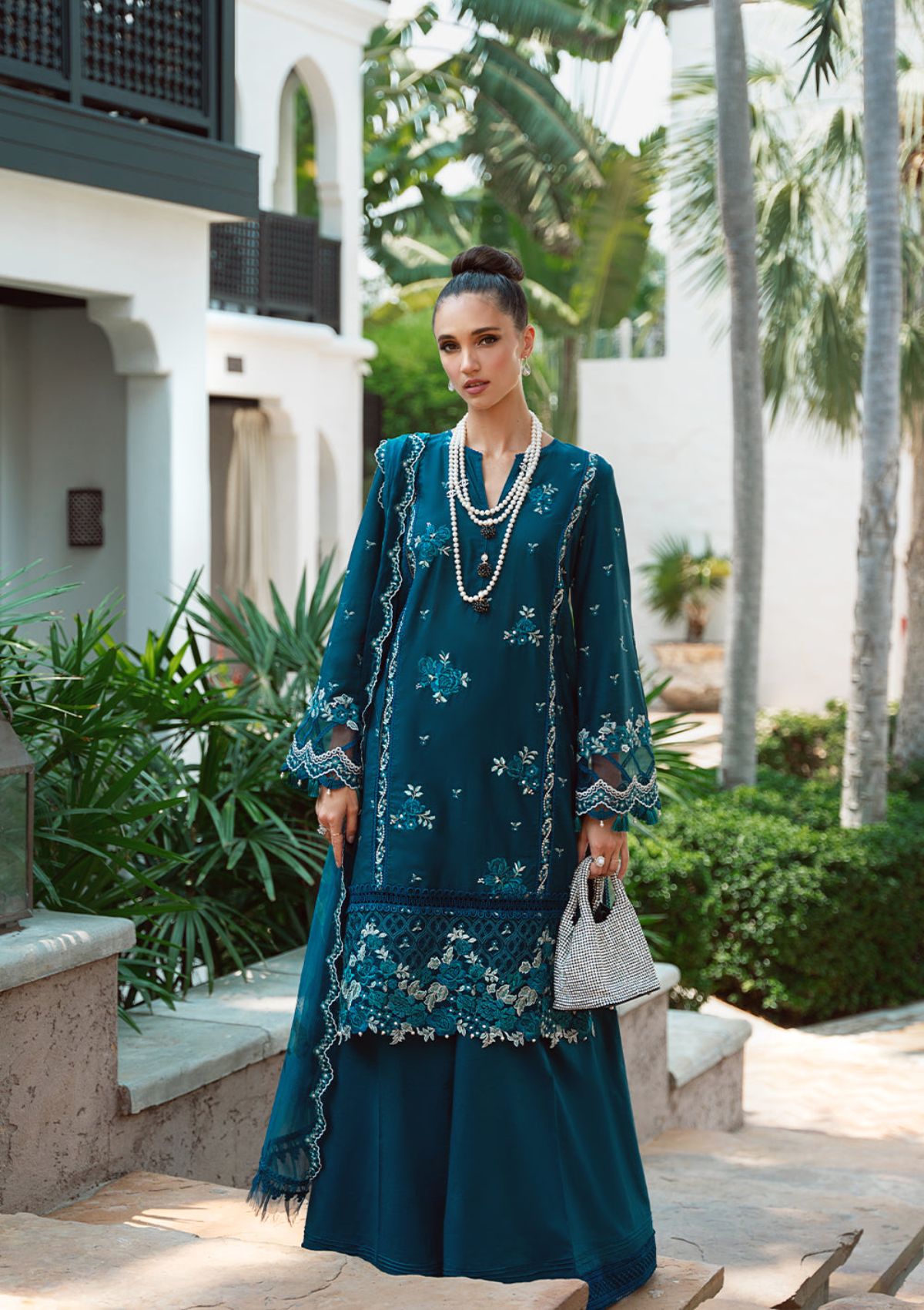 Saira Rizwan Lawn Vol-02'24 SR-04 Sibel - Mohsin Saeed Fabrics