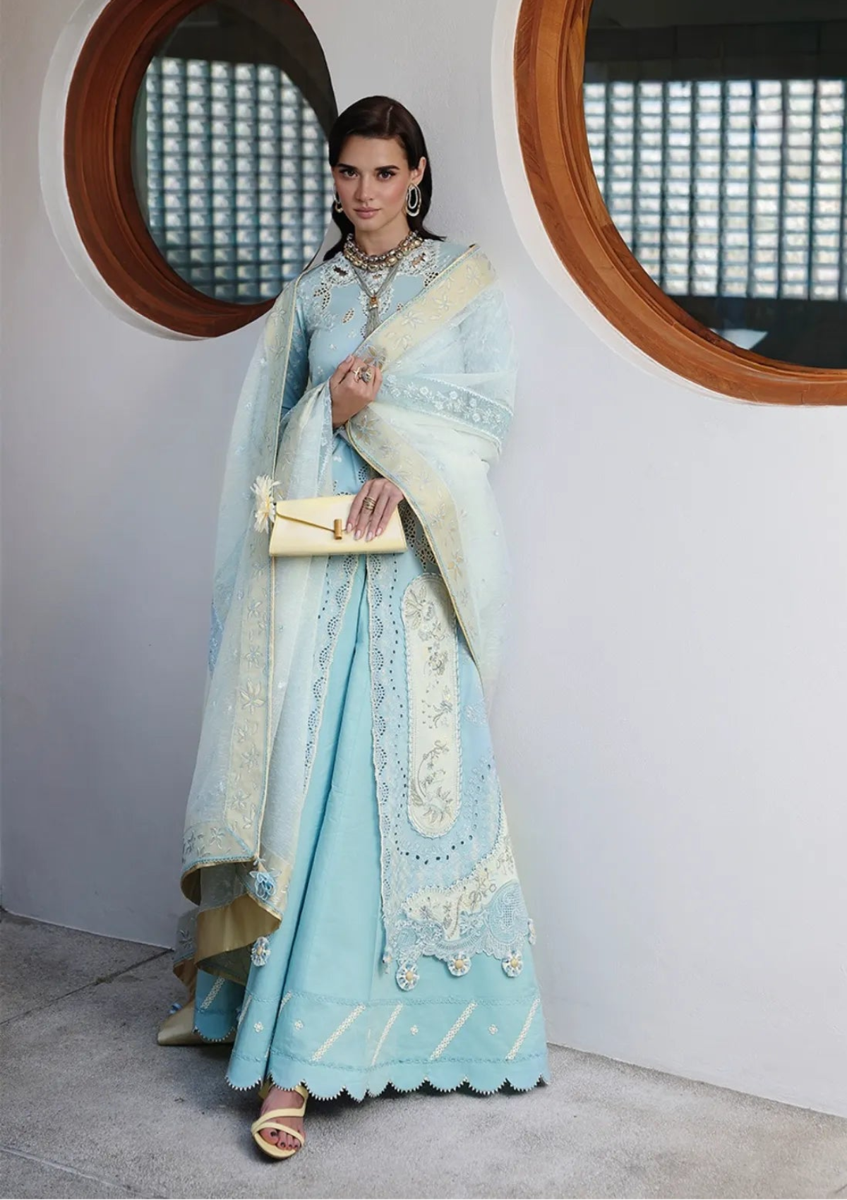 Qalamkar Chikankari Eid Edit'26 CM-05 NAYRA