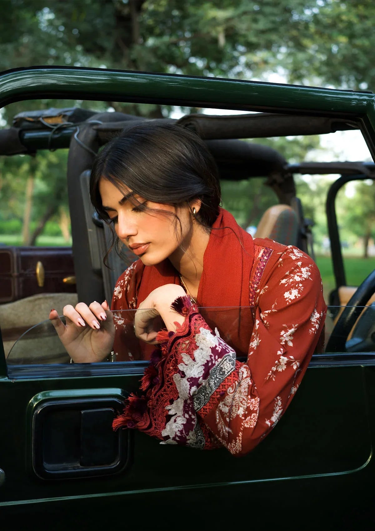 Elaf Wilderness Pashmina Shawl Edit'26 EWR-2B WANDER