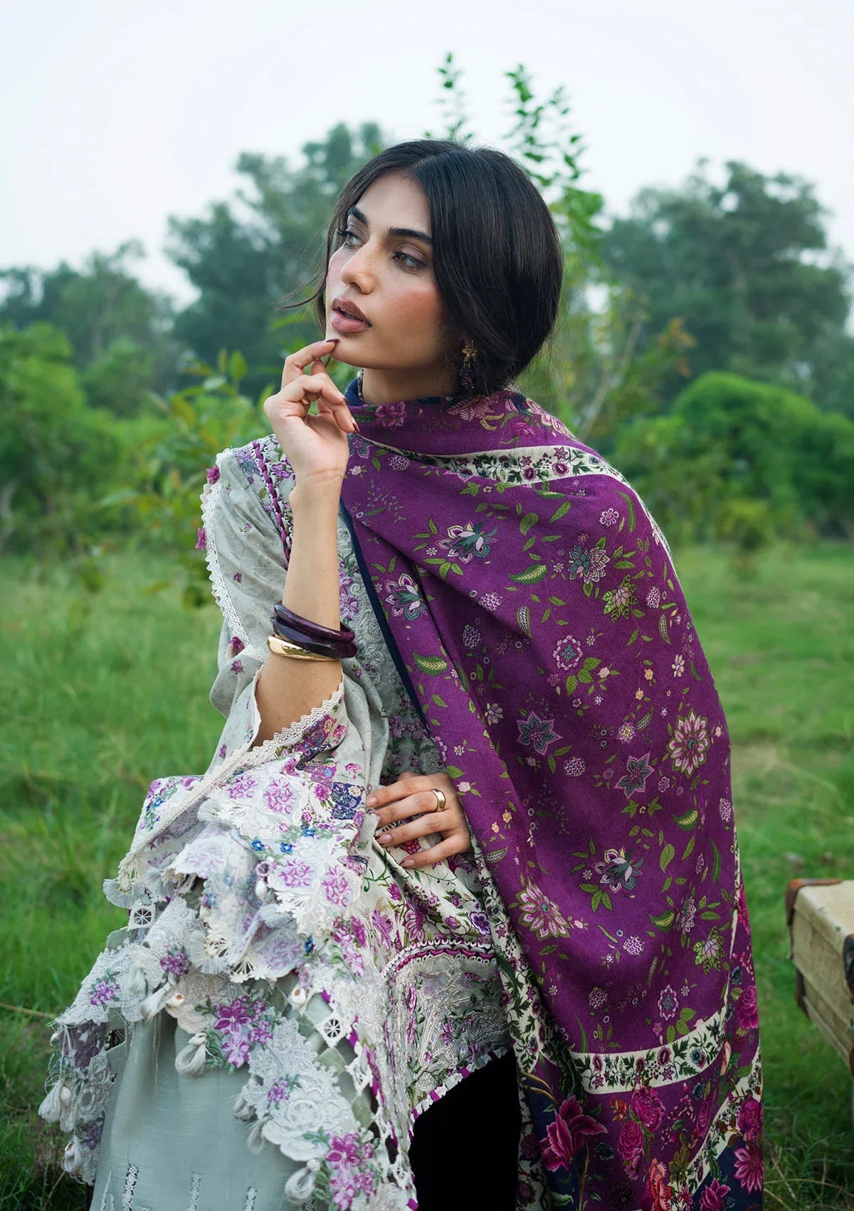 Elaf Wilderness Pashmina Shawl Edit'26 EWR-1B ROAM