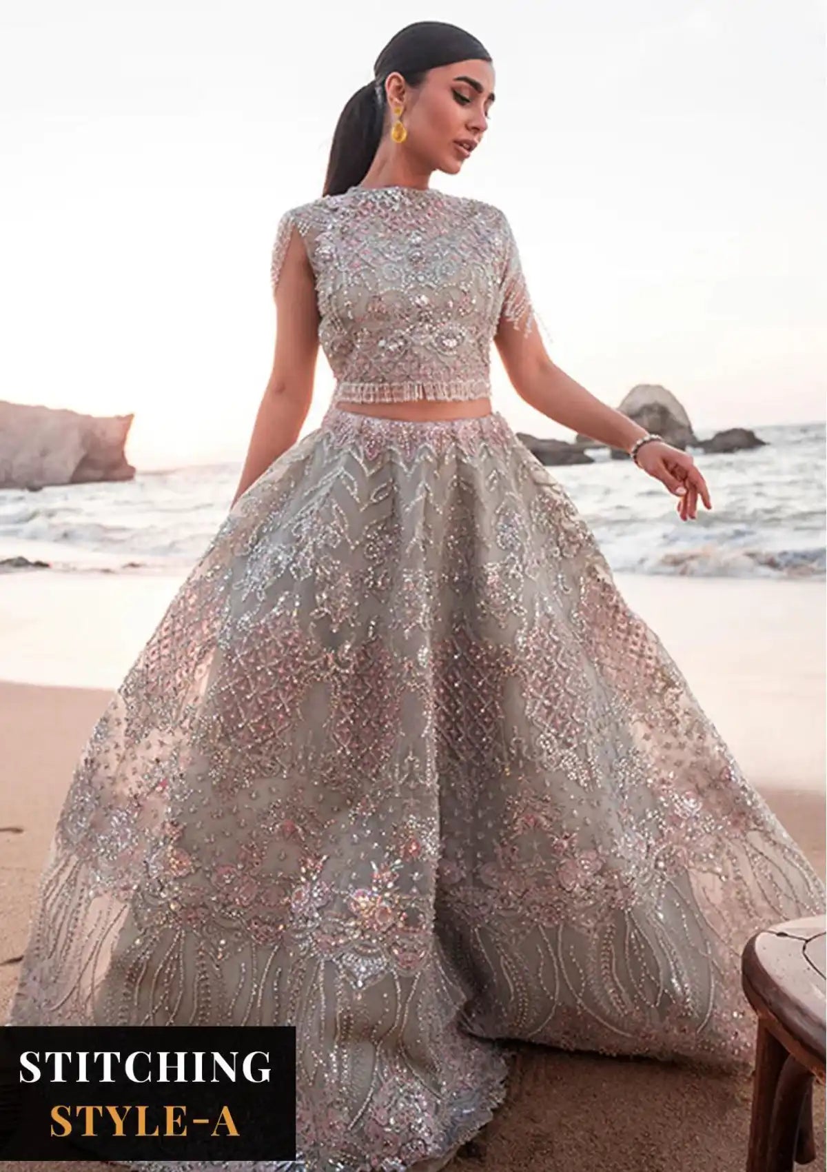Versailles By Muneefa Naz Luxury Wedding'23 Camille - Mohsin Saeed Fabrics