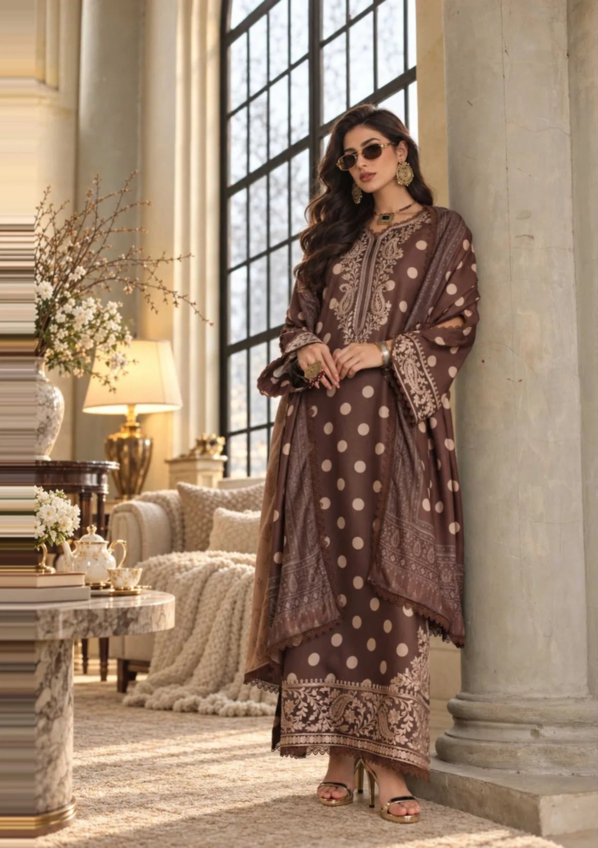 Noor By Saadia Asad Printsthas Winter'26 D-08B