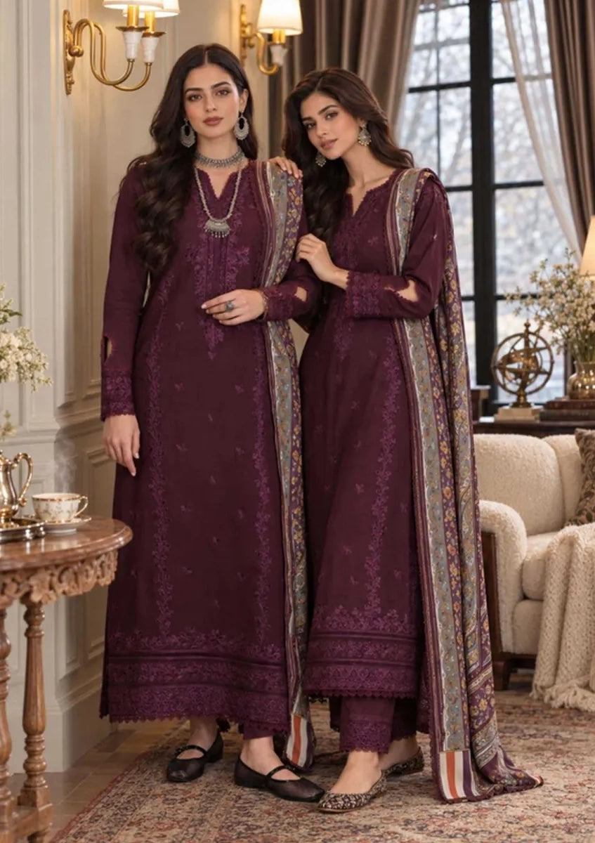 Noor By Saadia Asad Printsthas Winter'26 D-07B