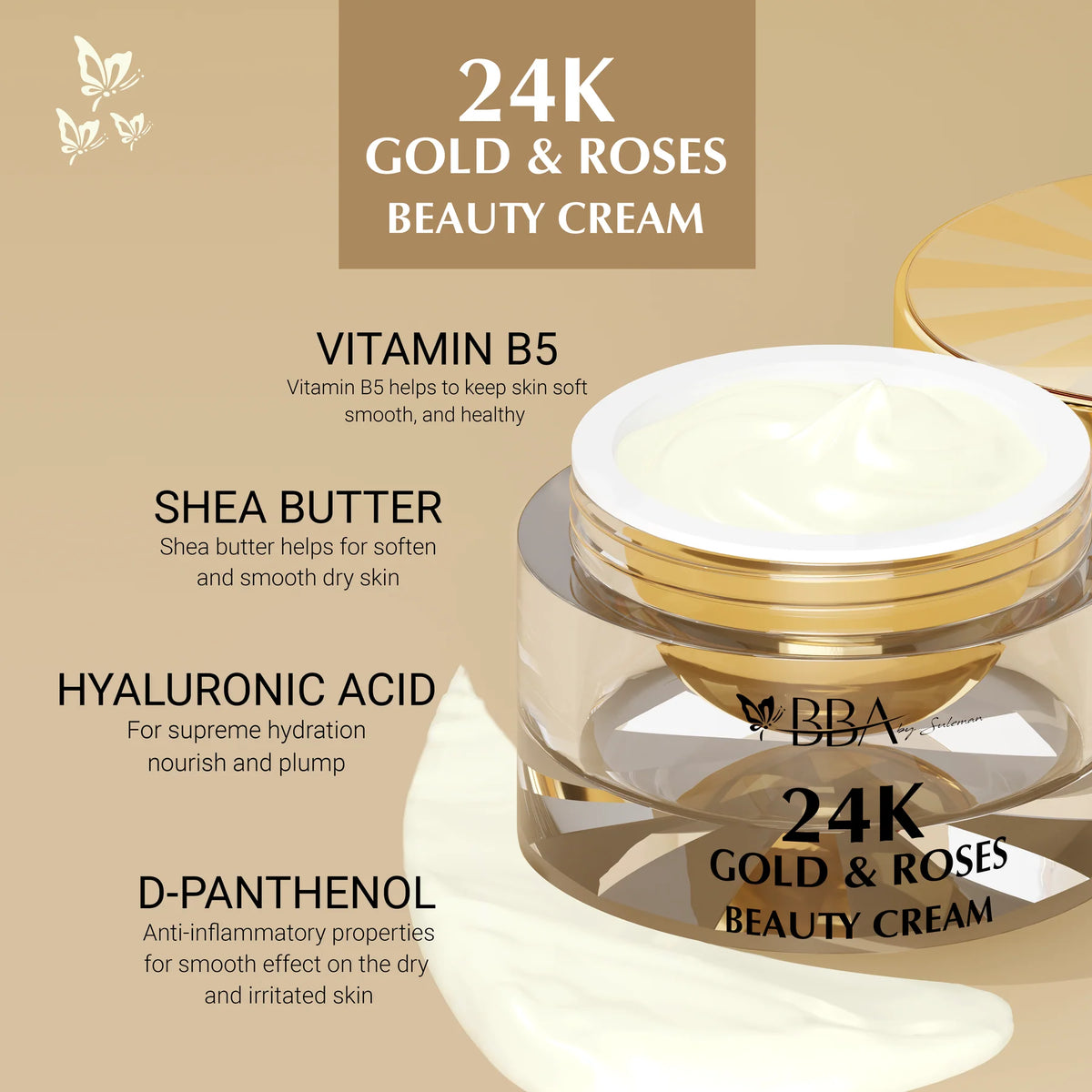 24K GOLD & ROSES BEAUTY CREAM - Mohsin Saeed Fabrics