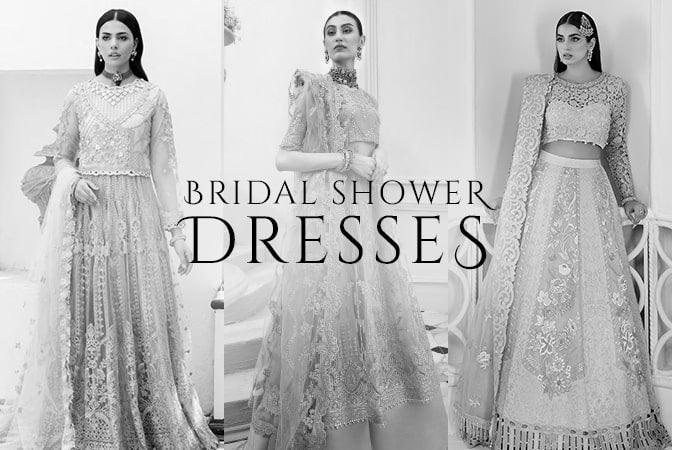 Bridal Shower Dresses Mohsin Saeed Fabrics Bridal Shower Dresses Mohsin Saeed Fabrics