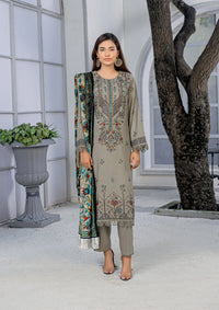 Waresha Dhanak Exclusive'25 WDE-07 OLIVE TAZEEN