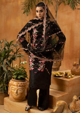 Phoolkenari By Shahjahan'24 SJ-24004 Black - Mohsin Saeed Fabrics