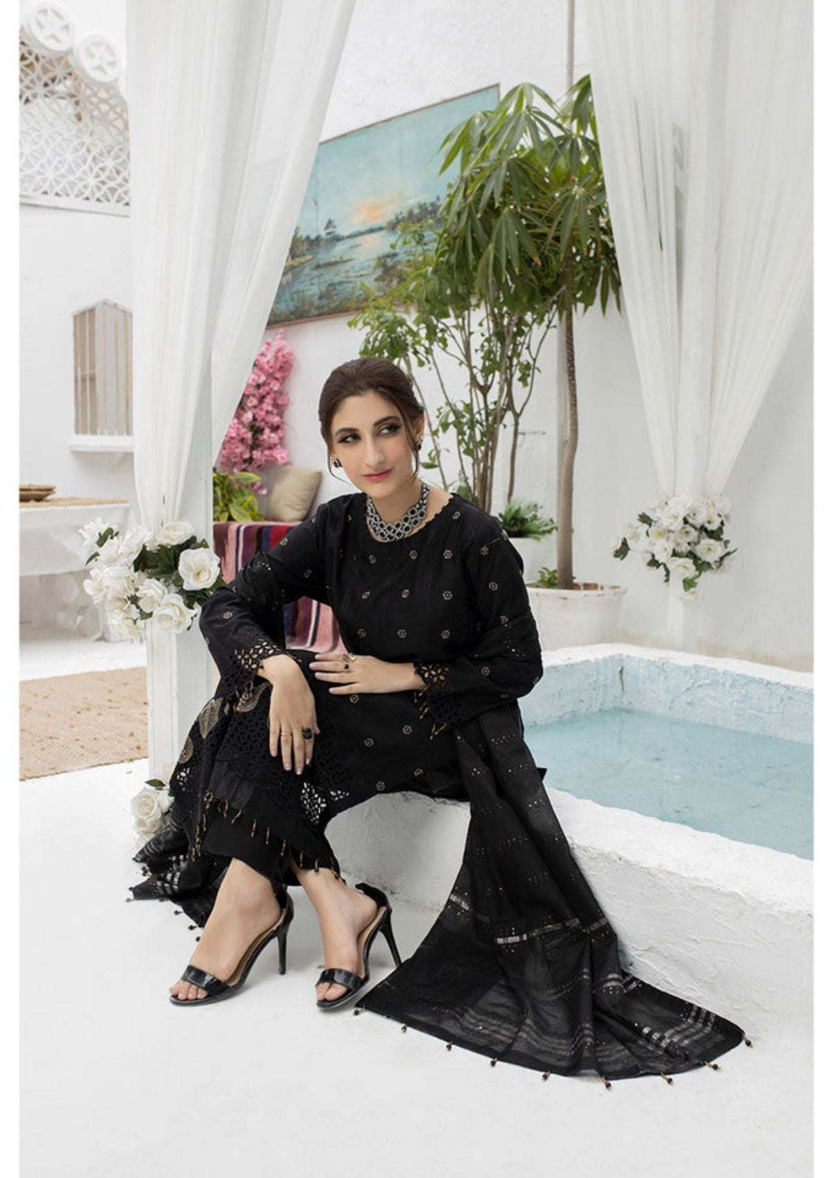 Malka Luxury Emb By MI Creation'23 D-10 - Mohsin Saeed Fabrics