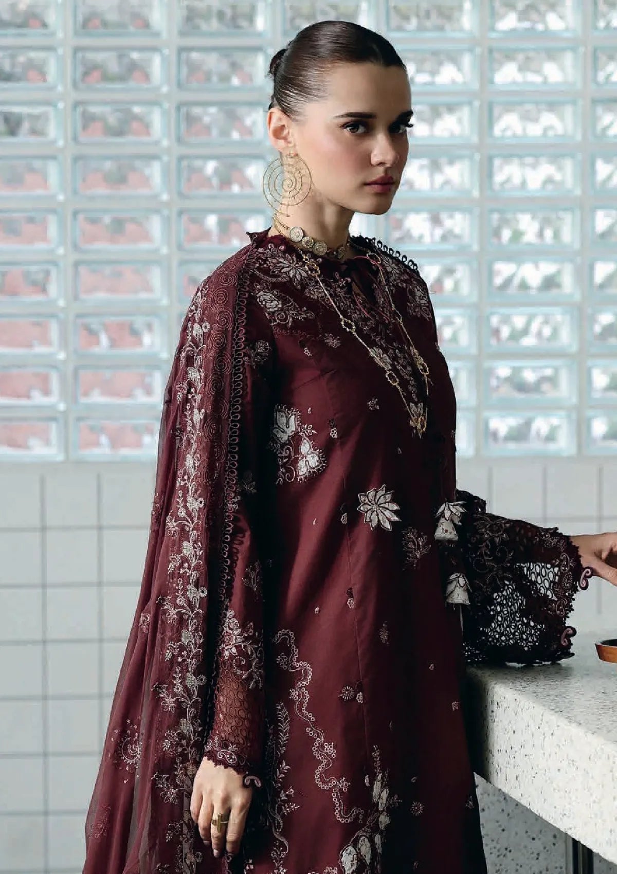 Qalamkar Chikankari Eid Edit'26 CM-01 ESHAL